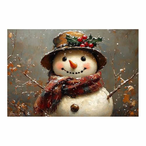 YITOEO(イトエオ) 冬の雪の風景 アートパネル ポスター 絵画 キャンバス クリスマス アートボード 玄関 壁掛 ソファの背景画 インテリア 現代 モダン 部屋飾り(赤 10)-30x45cm 額無し