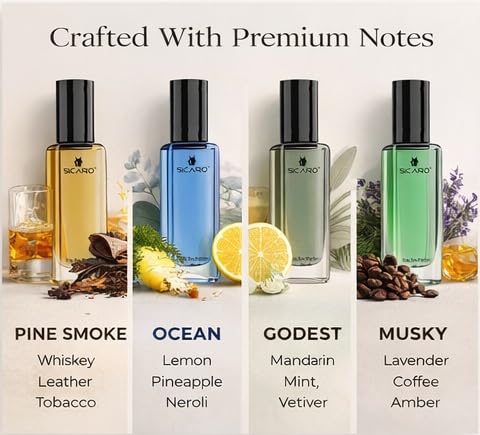 Image of Pack of 4 Perfume Gift Set (20ml Each)