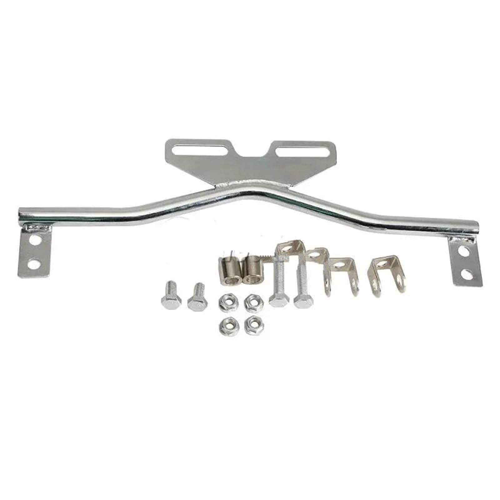 Motorrad Scheinwerfer Halterung Fit Für Yamaha V-Star XVS 250 650 950 1100 1300 Virago XV 250 500 535 700 750 920 Motorrad Spot Licht Bar(Silver)