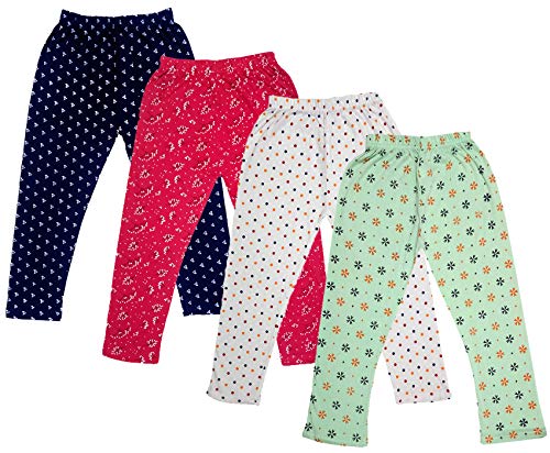 Image of IndiWeaves Girl's Regular Fit Cotton Capri (71800-143145146149-IW-N-P4-36 Green, White, Magenta, Navy Blue 16 Years-18 Years)