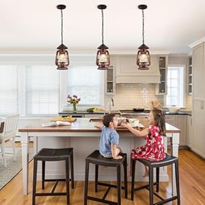 Noxartevintagependantlightlanternceilinglightfixturewithglassshadeadjustablechainforkitchenislandfarmhouseloftporchwidth7inchxheight15inch Urban Country Home Decor Noxarte vintage pendant light lantern ceiling light fixture with glass shade adjustable chain for kitchen island farmhouse loft porch width 7 inch x height 15 inch urban country home decor