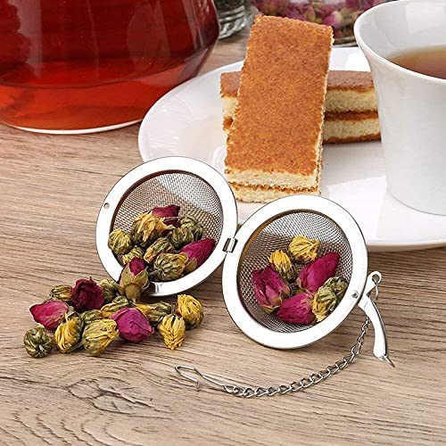 Stainless Steel Tea Ball Infuser - Loose Leaf Tea & Spices -1