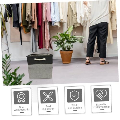 Cesta de almacenamiento resistente Levemolo plegable con asas para colada 4
