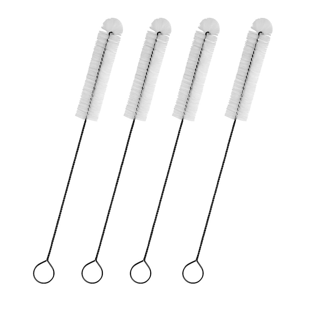 Labxport Nylon Test Tube Cleaning Brushes | Durable Essential Lab Accessory Cleaner for Test Tubes, Beakers & Cylinders Small Containers & Home Use | Flexible Nylon Bristles with Handle Pack of 4-image-9