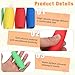 12 PCS Foam Grip Tubing, No-Cut Foam Tubes Grips Aid for Utensil Adaptive Utensil Cutlery Padding Grip Handle Comfort Grips for Disabled and Elderly, 4 Colors