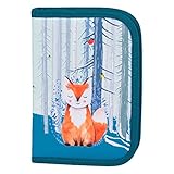 Baagl Federmäppchen für Mädchen und Jungen, Schüleretui, Federtasche, Federmappe für Schreibwaren, Etui, Federpenal, Schulmäppchen (Fuchs)