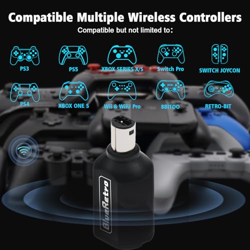 BlueRetro Bluetooth Wireless Controller Adapter Receiver for Gamecube by BITFUNX - Used condition - Image 4