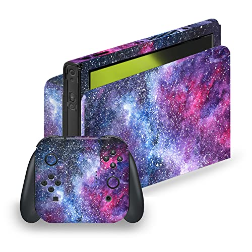 Head Case Designs Officially Licensed Anis Illustration Galaxy Art Mix Vinyl Sticker Gaming Skin Decal Cover Compatible With Nintendo Switch OLED Bundle