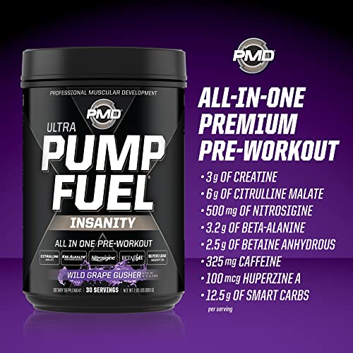Pmd Sports Ultra Pump Fuel Insanity - Pre Workout Drink For Energy thumb #6