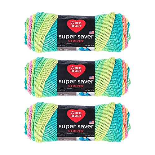 Red Heart Bulk Buy Super Saver Yarn (3-Pack) (Retro) by Red Heart - Used condition - US$24.69