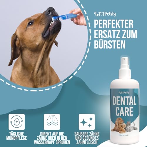 Dentalspray für Hunde und Katzen von Petsly