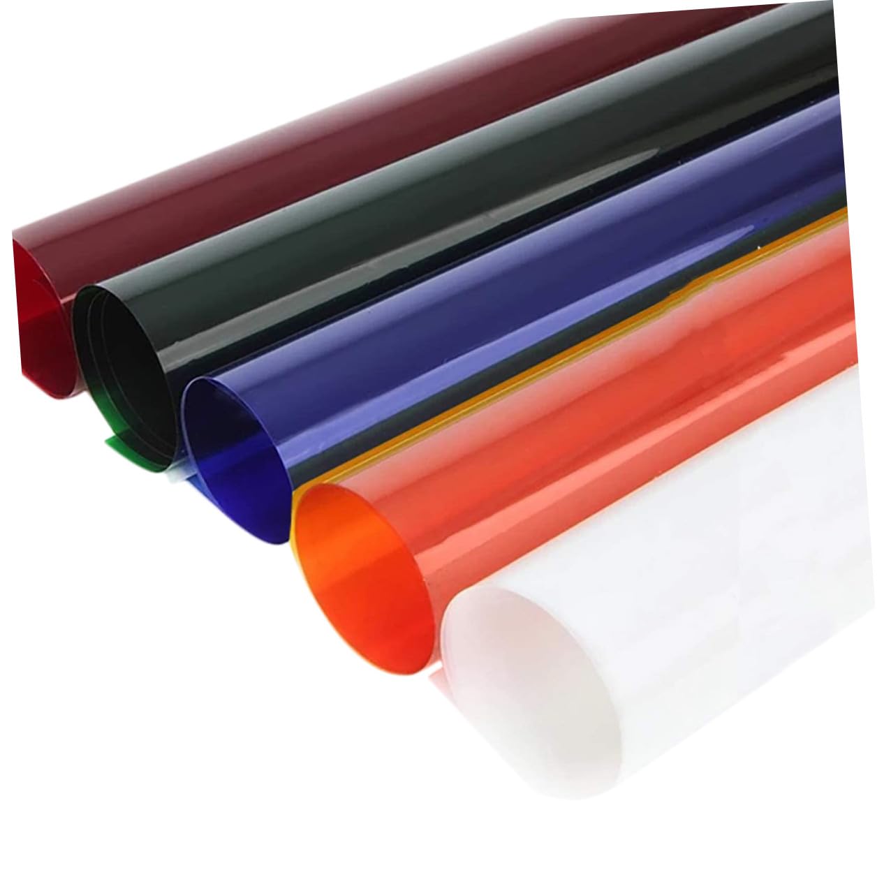 5 Filtros de papel de poliéster para faros rojos y corregir la temperatura de color en estudio 8