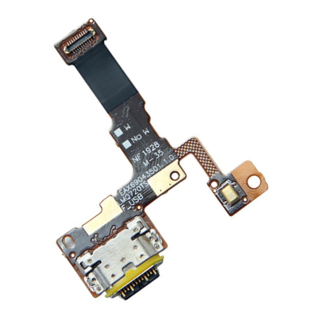 YESUN USB Charging Port Flex Cable with Microphone Mic for LG Stylo 5 Q720 Q720PS Q720TS Q720CS Q720VS Q720MS Charger Connector Dock Plug Repair