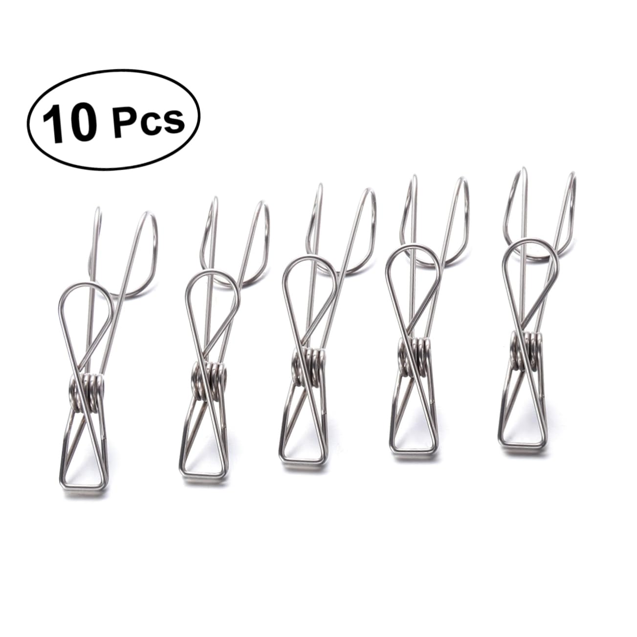 MAGICLULU 30pezzi Mollette Inossidabile Per Abbigliamento e Biancheria Clip Multifunzionali Per Asciugatura Resistenti e Antiscivolo Per Camicie e Coperte