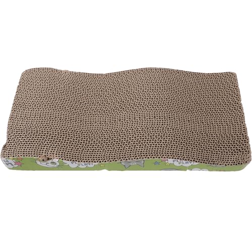 MERRYHAPY 1個 猫のおもちゃ 猫の爪とぎマット 猫のネズミのおもちゃ 子猫のスクラッチ 猫の段ボールのおもちゃ 子猫のスクラッチボード 面白いスクラッチボード 猫の爪とぎおもちゃ