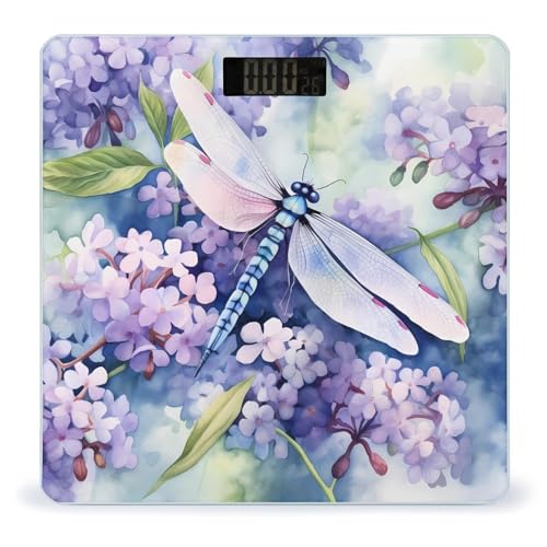 Báscula Digital Floral Dragonfly para Peso Corporal miniatura 1