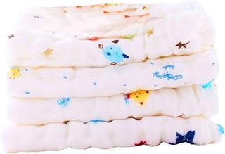 Totority 4 Pçs Lenço Pequeno Toalhas Quadradas Toalhas De Gaze Cachecol Toalha De Amamentação A Bolha Toalha De Amamentação Toalha De Amamentação Bebê Toalha De Alimentação Do Bebê