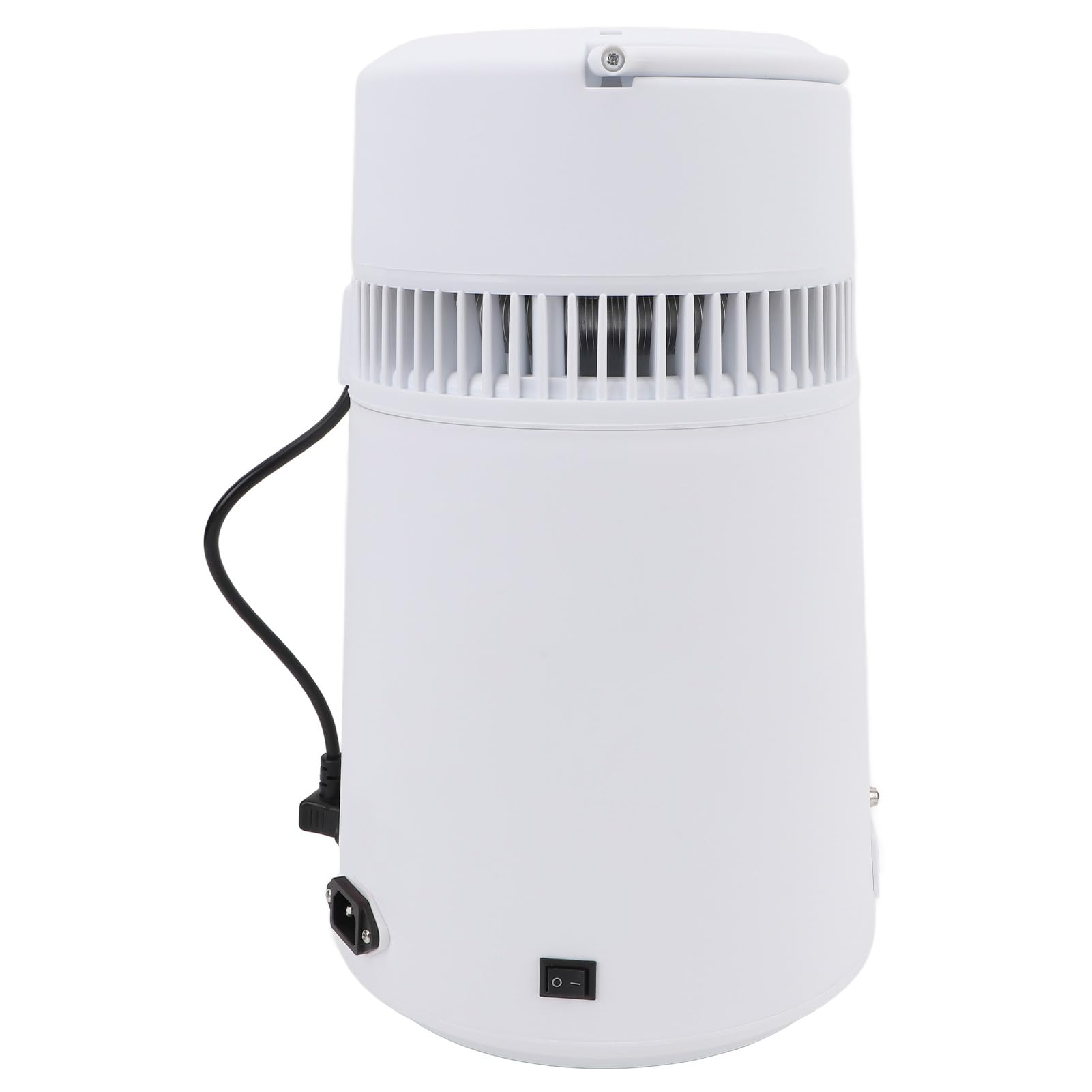 Fdit Destilador de Agua de 750W Acero Inoxidable 4L Apagado Automático Auto Power Off para Cocina Laboratorio Belleza CPAP (Enchufe europeo 220V)