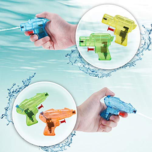 12 Stück wasserpistole klein wasserspritzpistole kinder spritzpistole wasser hundeerziehung Sommer Spielzeug Garten Pool Party Mitgebsel für Kinder