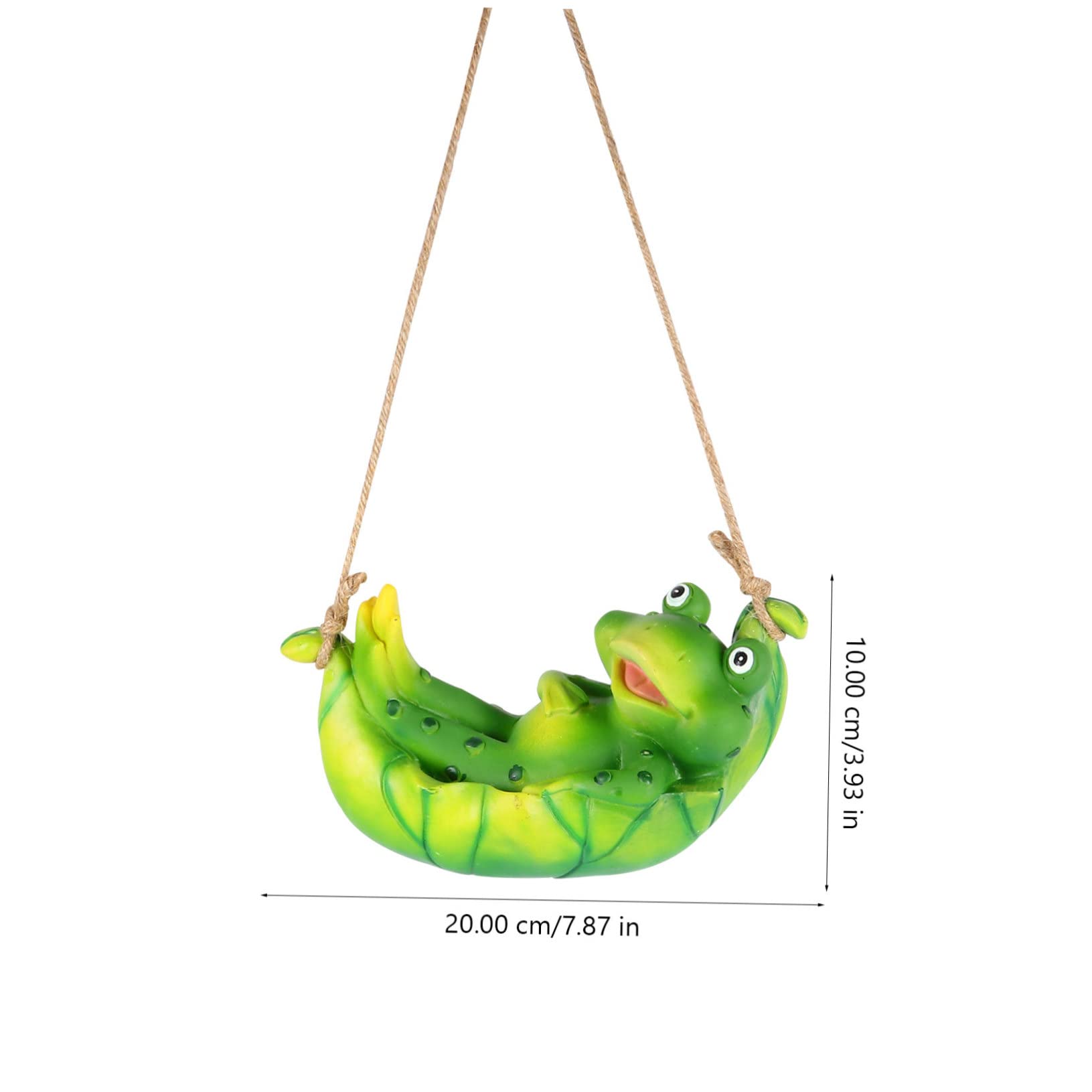 TOYANDONA 2stücke Hängende Frösche Deko Lustige Gartenornamente Für Innen Und Außenbereich Dekoration Für Garten Und Balkon Nicht Verblassend Für Gartenliebhaber