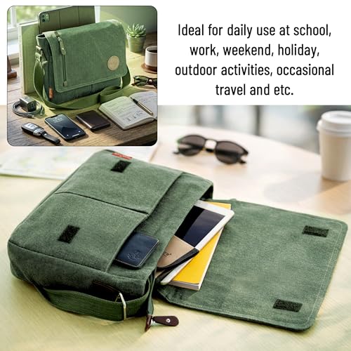 Image of Storite Sling Cross Body Travel Office Business Satchel Messenger One Side Shoulder Bag for Men & Women