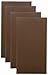 Tempered Wood Pegboard TPB-4BR 24-Inch W x 48-Inch H x 1/4-Inch D Heavy Duty Commercial Grade Round Hole Pegboards, Brown