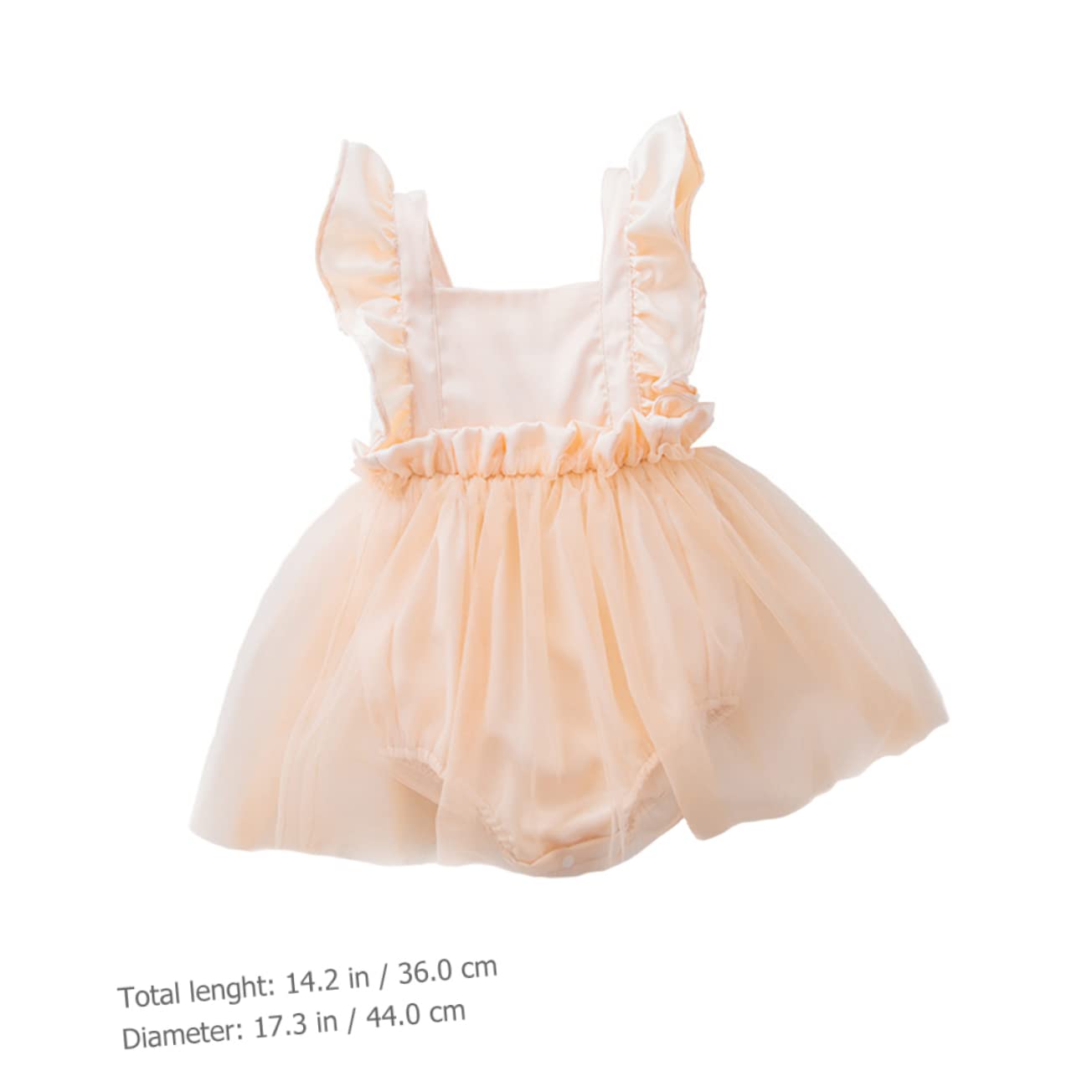 Toyvian 5 szt. sukienka śpioszki z latającymi rękawami, odzież dla niemowląt, sukienka dla dziewczynek, koreańska sukienka, strój niemowlęcy, styl zachodni, dla noworodków, bawełna, spódniczka
