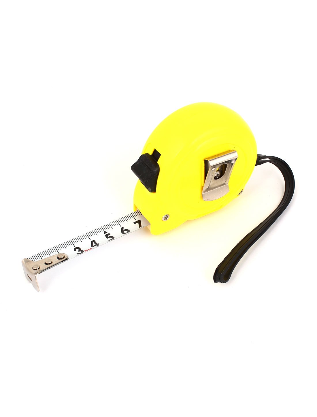 Aexit Yellow Plastic Tools & Home Improvement Housing Retractable Metric Ruler Range Measuring Measure Tape Measures Tape 5Meters