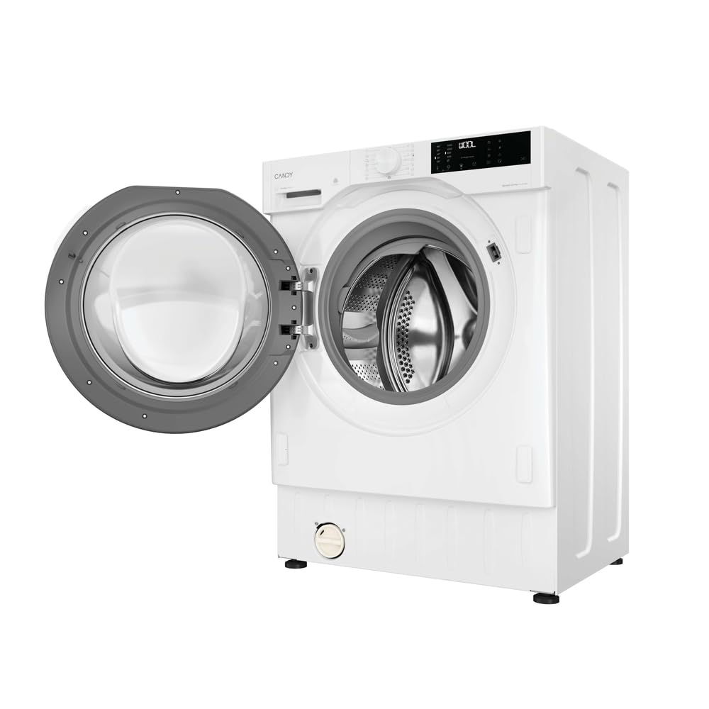 Candy Einbau-Waschtrockner 82 x 60 x 52,5 cm 8/5 kg 1400 RPM, Wi-Fi + Bluetooth, Inverter-Motor, Dampf, Klasse A, 15 Programme – BC4S485M4D8-S
