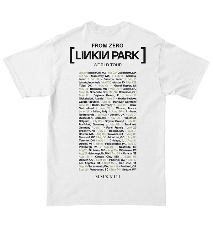 Linkin Park Unisex-Adult Official Merch from Zero Olive Spray Tee3