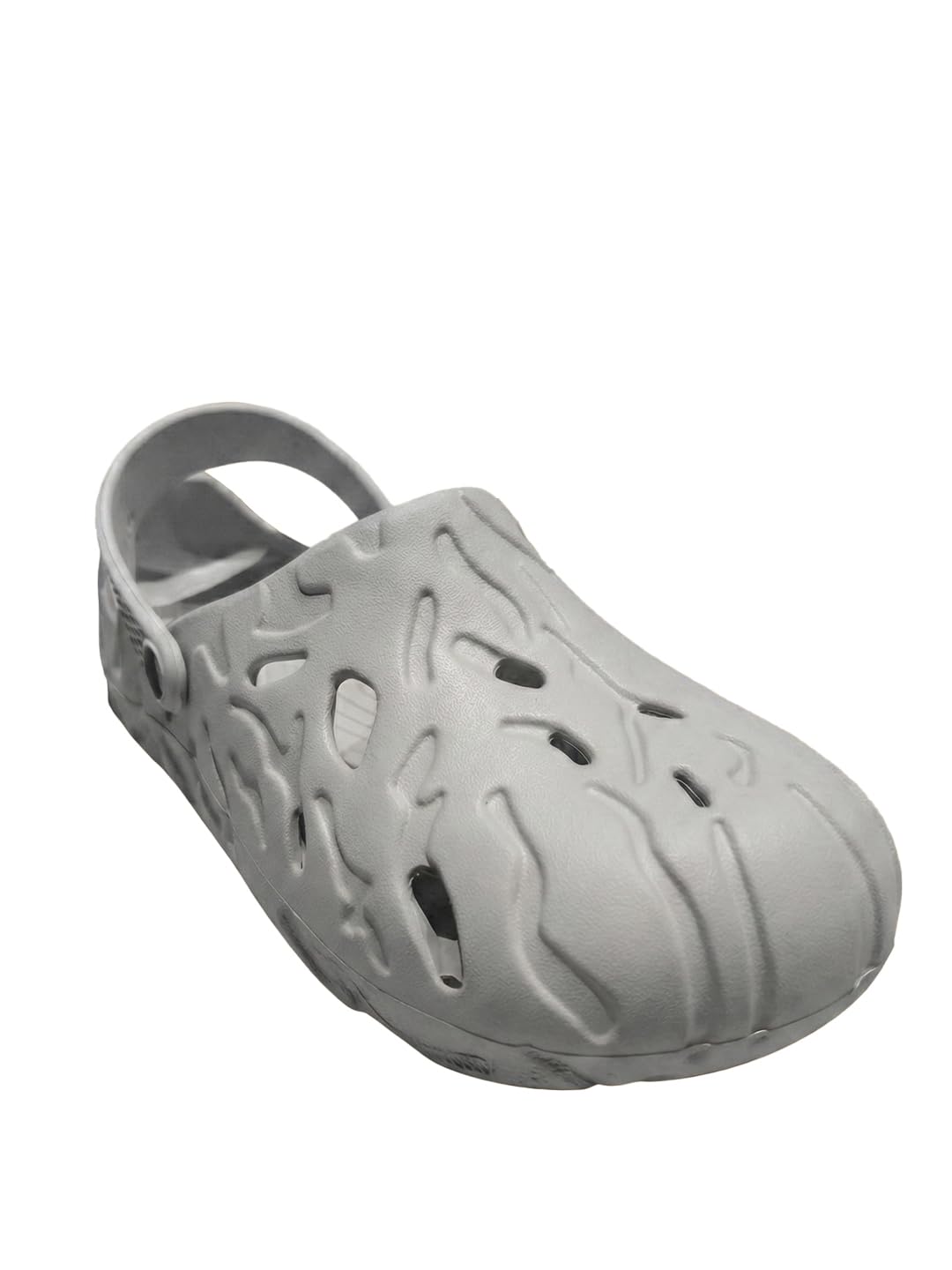 bigbanana Men Lightweight Grey Solid Crocs with Adjustble Back Strap-picture-11