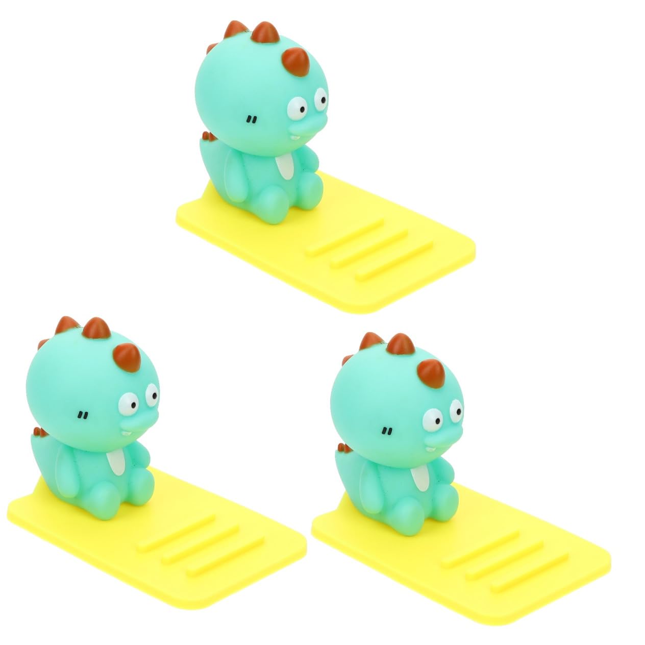 HOMSFOU 6pezzi Supporto Per Smartphone Cartoon Animali Supporto Regolabile Per Telefono Stile Adorabile Per Scrivania Da Dinosauri Per Videochiamate e Visione Di Film
