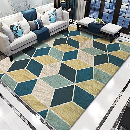 Tapis géométrique 120x180cm pour salon et chambre