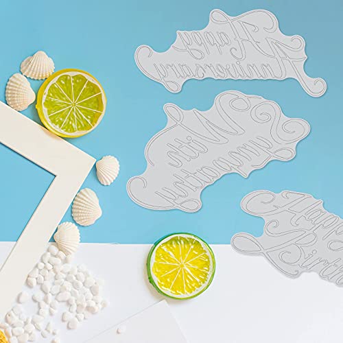 GLOBLELAND Happy Anniversary Hot Foil Plate