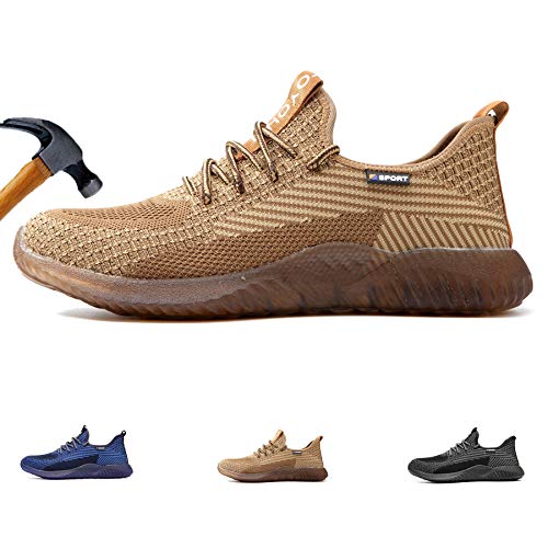 Photo 1 of Furuian Steel Toe Indestructible Shoes Men Women Lightweight Puncture Resistant Safety Work Shoes Sneakers for Construction Working