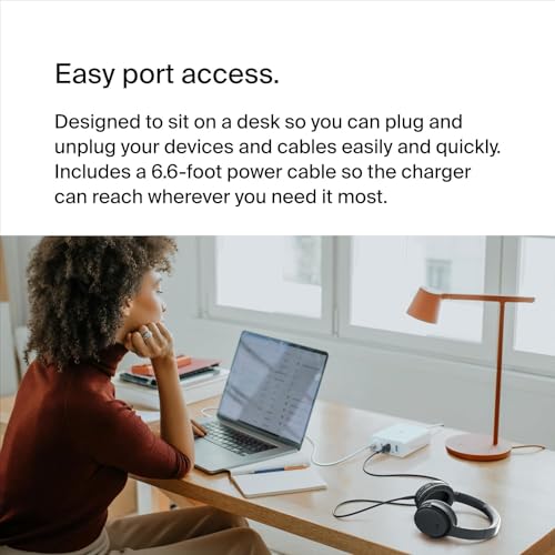 Station de charge GaN 108W Belkin 4 ports USB C et A haute performance - 4