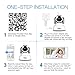 FREDI Baby Monitor,Pet Camera- Wireless Security Camera with Night Vision/Two Way Audio/PTZ/Motion Detection,2.4G Wifi IP Camera Indoor Surveillance camera for Nanny/Pet/Dog Camera with Phone APP