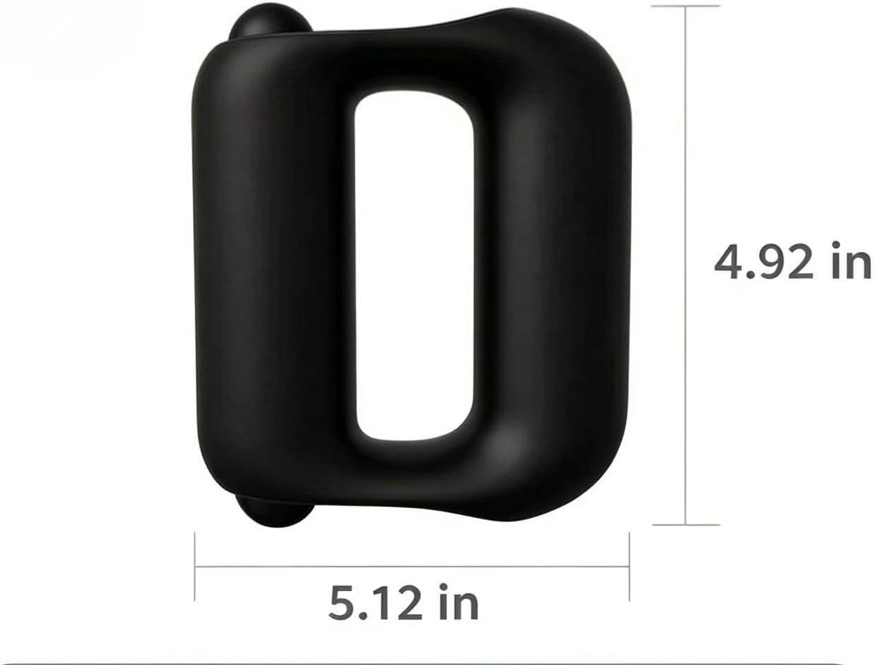 Two-in-one Wireless Charging Handheld Massager, Portable Cordless Body Massager, a Muscle-Relaxing Massage Tool for the Human Body, Suitable for Office Workers, Families and Travel (Black)