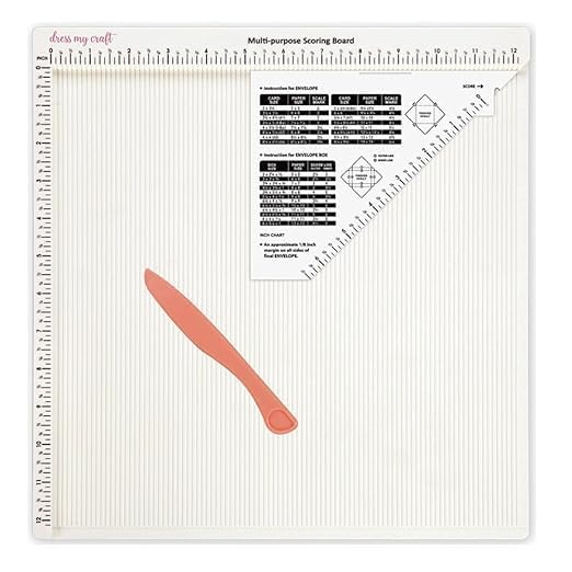 Image of Dress My Craft Multi-Purpose Scoring Board (12 Inch x 12 Inch)