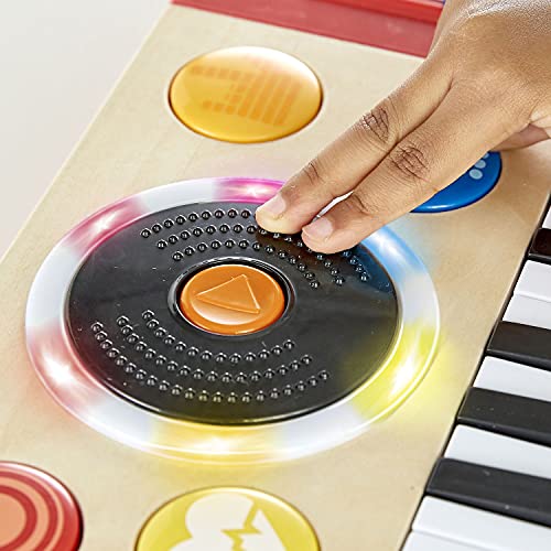 Musical Toy, Hape Mix & Spin Portable DJ Studio With Lights, 4 Instrument Sounds And 18 Fun Sound Effects. 12 Months + - Image 7