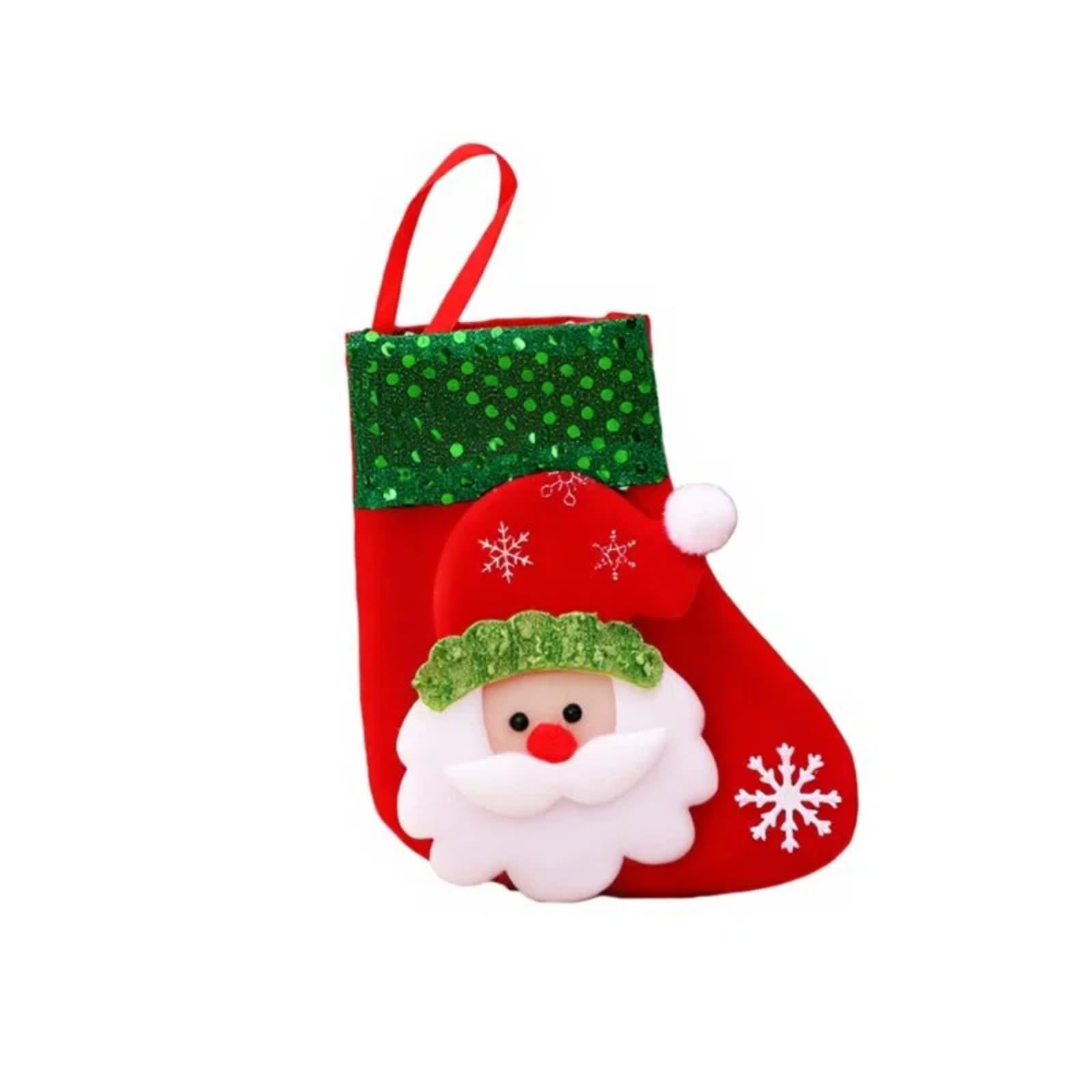 Christmas Stockings, Gift Bags, Candy, Snowman, Deer Decorations
