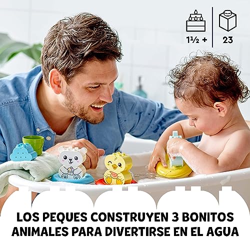 LEGO 10965 DUPLO Juguete de ba�o: tren de animales flotante, juego de ba�era para beb�s y ni�os a partir de 1,5 a�os con pato 2 LEGO 10965 DUPLO Juguete de ba�o: tren de animales flotante, juego de ba�era para beb�s y ni�os a partir de 1,5 a�os con pato - Imagen 3