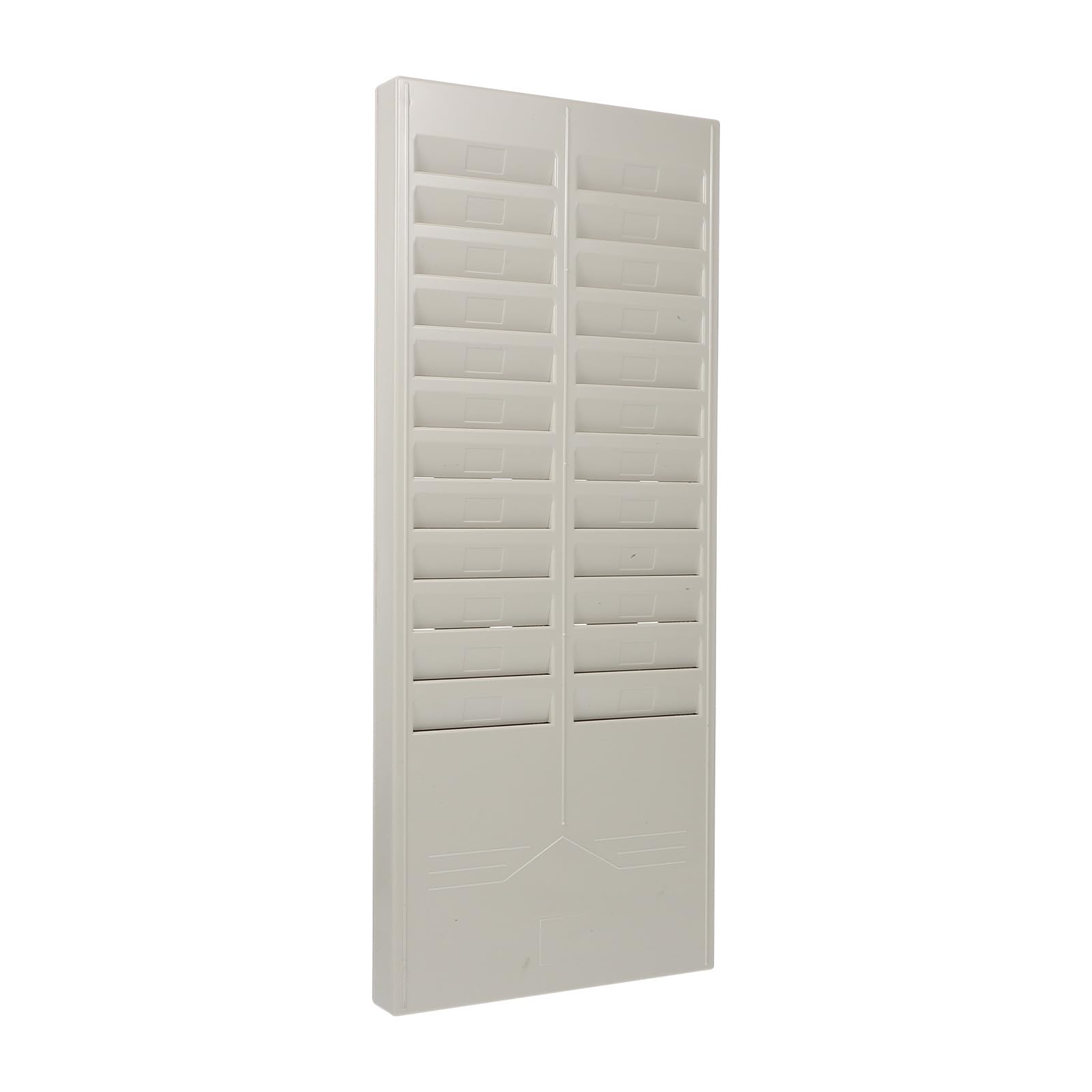 Pupitre de pointage réutilisable 24 fentes en plastique beige durable