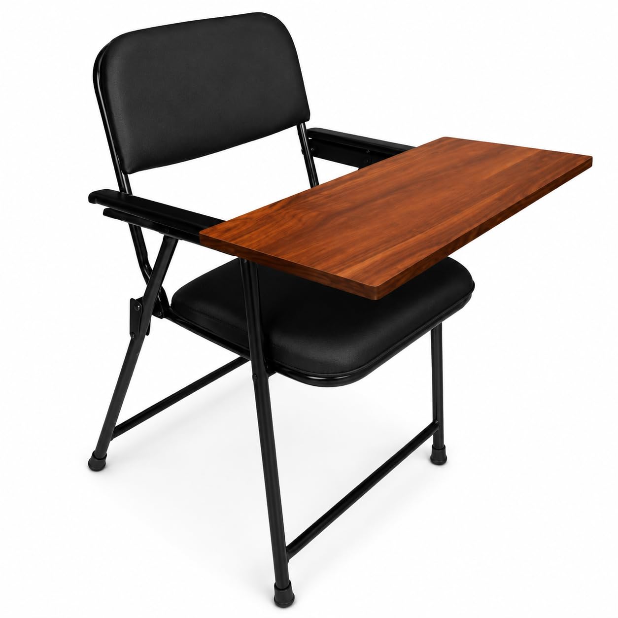 Study Chair with Writing Pad | Folding Chair with Cushion Seat & Back | Portable Student Chair for Study, Online Classes, Office, College, Coaching, Classroom & Home (Black)-image-37