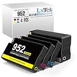 LxTek Remanufactured Ink Cartridge Replacement for hp 952xl 952 XL Ink cartridges Combo Pack to use with Officejet 8710 8720 8730 7720 8210 7740 8715 8702 8730 8216 Printers (4 Pack)