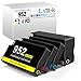 LxTek Remanufactured Ink Cartridge Replacement for hp 952xl 952 XL Ink cartridges Combo Pack to use with Officejet 8710 8720 8730 7720 8210 7740 8715 8702 8730 8216 Printers (4 Pack)