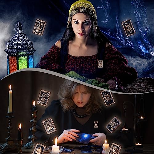 Batiyeer 26 Pcs Tarot Card Enamel Pins Bulk Cute Enamel Brooch Kit Tarot Card Pins Gothic Divination Brooch Decor Lapel Badge for Bag Backpacks Clothing4