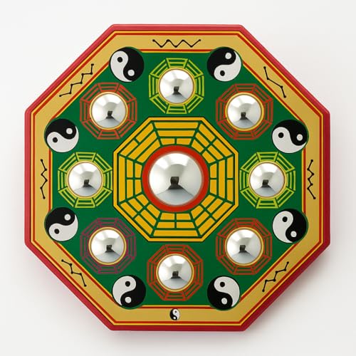 Image of Feng Shui Pakua Mirror | Wall & Door Decor for Positive Energy, Protection & Vastu Correction | Bagua Mirror to Remove Negative Energy (9 Inch)
