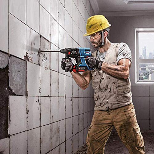 Samnuerly Akku-Bohrschrauber, Lithium-Ionen-Akkus, Drehmoment-Kombi-Bohrer-Set, elektrischer Bohrer, Schraubendreher, LED-Licht, Schwarz – Bild 4