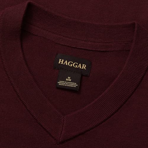 Haggar Mens Long Sleeve V-Neck Sweater4